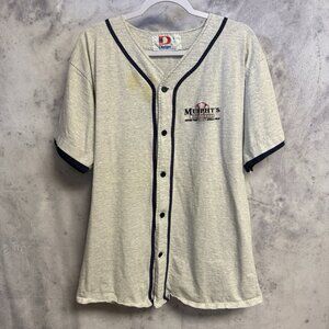 Vintage Murphys Bleachers Wrigley Field Baseball Jersey Shirt Mens L 22x29